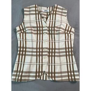 VTG. KORET of California plaid vest